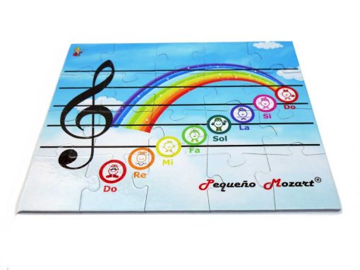 Puzzle Escala Musical Pequeno Mozart 1