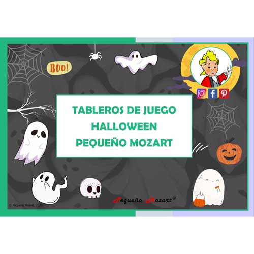 Tableros de Juego Halloween - Pequeño Mozart